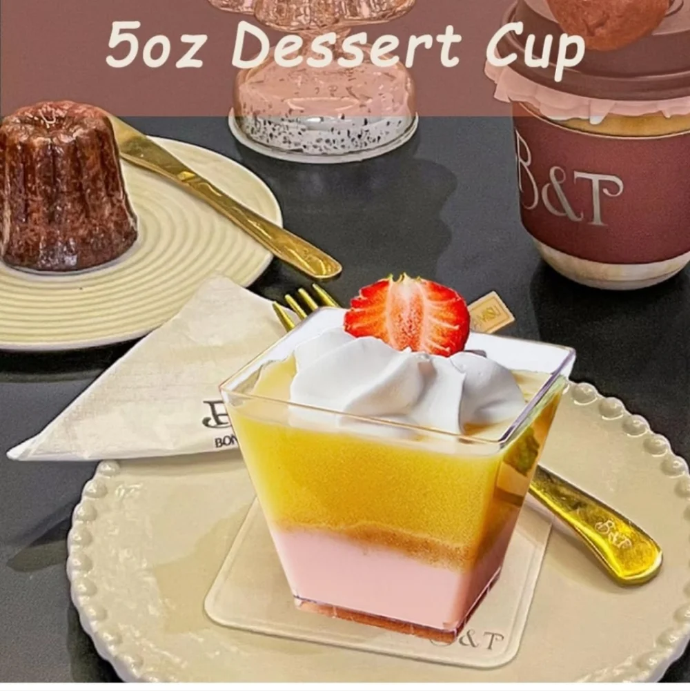 100 Dessert Cups - 5oz 50 Cups